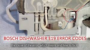 Sửa máy rửa bát báo lỗi E19